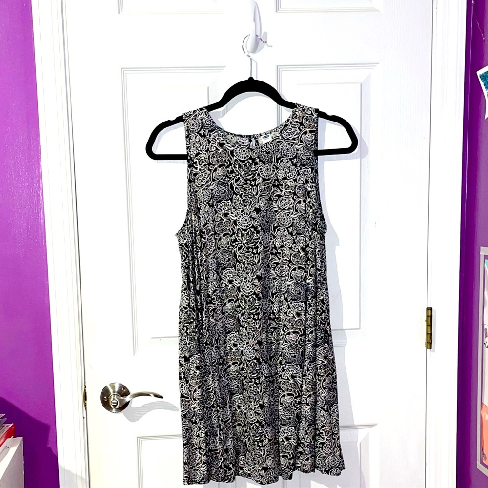 Old Navy Petite Short Casual A-Lime Dress